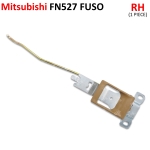 มือจับด้านใน มือเปิดในประตู ข้างขวา 1 ชิ้น สีน้ำตาล สำหรับ Mitsubishi FN527 FUSO FM515 ปี 1985-1989